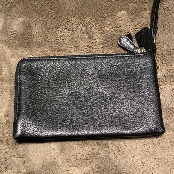 Coach Black Leather Men's Clutch🎄 - Picture 4 of 4